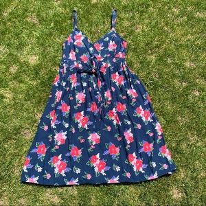 Floral V-Neck Dress